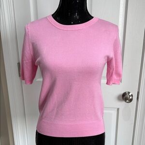 Pink Short Sleeve Small Zara Knit Top
